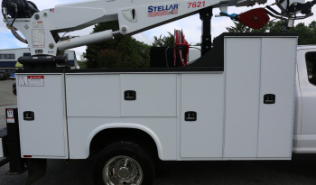 Pending Sale: 2020 Ford F-550 Extended Cab Service Truck, 150k Miles, 1 Owner, Stellar 7621 Crane, Drawers, Compressor full