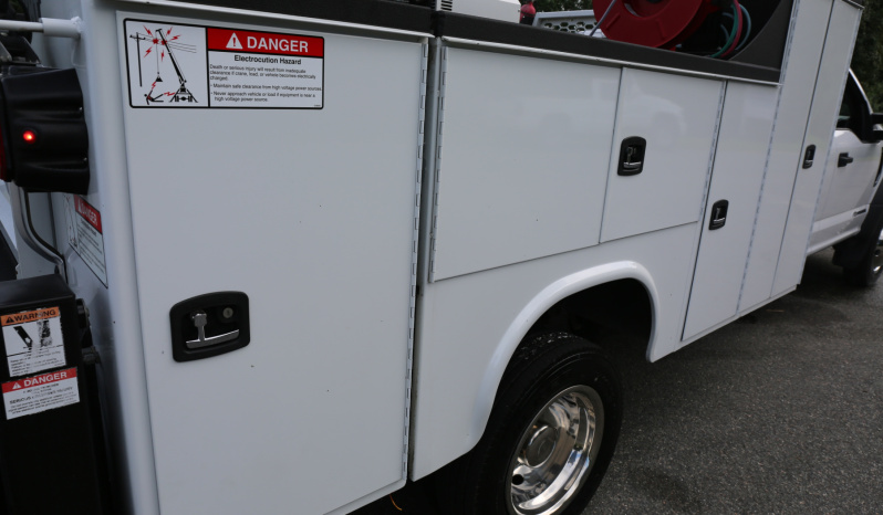 Pending Sale: 2020 Ford F-550 Extended Cab Service Truck, 150k Miles, 1 Owner, Stellar 7621 Crane, Drawers, Compressor full