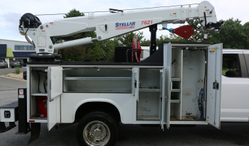 Pending Sale: 2020 Ford F-550 Extended Cab Service Truck, 150k Miles, 1 Owner, Stellar 7621 Crane, Drawers, Compressor full