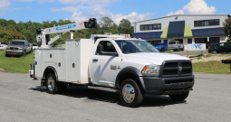 2015 Ram 5500 Service Truck, Cummins Diesel, 210k Miles, HC8 Autocrane, Drawers, Compressor