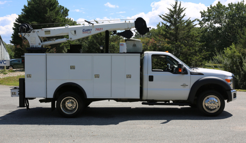 Pending Sale: 2013 Ford F-550 Service Truck, 4WD, 152k Miles, Stellar 7621 Crane, Drawers, Waste Oil Tank, Compressor, 1 Owner full