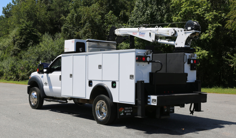Pending Sale: 2013 Ford F-550 Service Truck, 4WD, 152k Miles, Stellar 7621 Crane, Drawers, Waste Oil Tank, Compressor, 1 Owner full