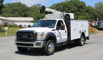 Pending Sale: 2013 Ford F-550 Service Truck, 4WD, 152k Miles, Stellar 7621 Crane, Drawers, Waste Oil Tank, Compressor, 1 Owner full