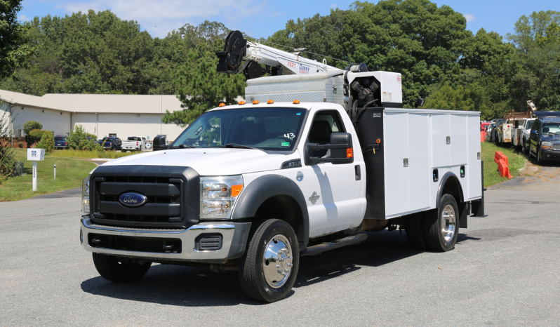 Pending Sale: 2013 Ford F-550 Service Truck, 4WD, 152k Miles, Stellar 7621 Crane, Drawers, Waste Oil Tank, Compressor, 1 Owner full