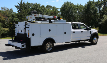 2022 Ford F-550 Service Truck, Crew Cab, IMT 11′ Bed, Three Section Product Tank, Welder, Compressor, 3200 IMT Crane, 4×4, 32k Miles full