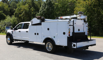2022 Ford F-550 Service Truck, Crew Cab, IMT 11′ Bed, Three Section Product Tank, Welder, Compressor, 3200 IMT Crane, 4×4, 32k Miles full