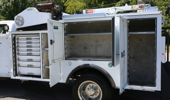 2022 Ford F-550 Service Truck, Crew Cab, IMT 11′ Bed, Three Section Product Tank, Welder, Compressor, 3200 IMT Crane, 4×4, 32k Miles full