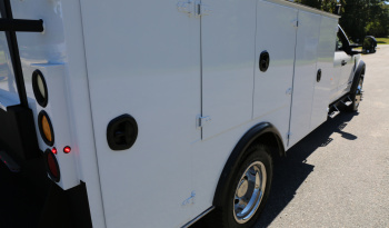 2022 Ford F-550 Service Truck, Crew Cab, IMT 11′ Bed, Three Section Product Tank, Welder, Compressor, 3200 IMT Crane, 4×4, 32k Miles full