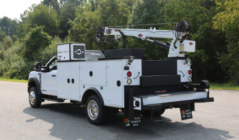 2024 Ford F600 Service Truck, 6.7 Diesel, 4WD, 5k Miles, IMT Dominator Bed, 3 Drawers, Hydraulic Compressor, 7500-22 IMT Crane full