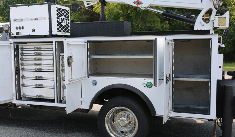 2024 Ford F600 Service Truck, 6.7 Diesel, 4WD, 5k Miles, IMT Dominator Bed, 3 Drawers, Hydraulic Compressor, 7500-22 IMT Crane full