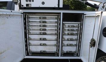 2024 Ford F600 Service Truck, 6.7 Diesel, 4WD, 5k Miles, IMT Dominator Bed, 3 Drawers, Hydraulic Compressor, 7500-22 IMT Crane full
