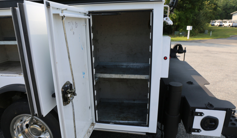 2024 Ford F600 Service Truck, 6.7 Diesel, 4WD, 5k Miles, IMT Dominator Bed, 3 Drawers, Hydraulic Compressor, 7500-22 IMT Crane full