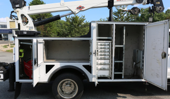 2024 Ford F600 Service Truck, 6.7 Diesel, 4WD, 5k Miles, IMT Dominator Bed, 3 Drawers, Hydraulic Compressor, 7500-22 IMT Crane full