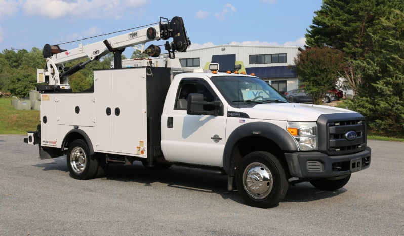 2016 Ford F550 Service Truck, 4×4, Diesel, 127k Miles, IMT 7500-22 Crane, EnPak, 11′ IMT Dominator Bed, 1 Owner full