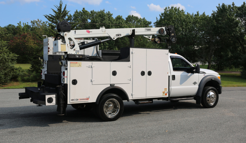 2016 Ford F550 Service Truck, 4×4, Diesel, 127k Miles, IMT 7500-22 Crane, EnPak, 11′ IMT Dominator Bed, 1 Owner full