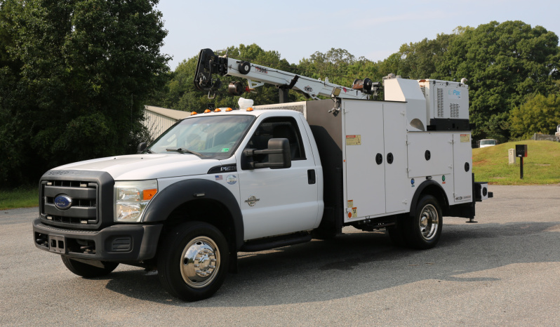2016 Ford F550 Service Truck, 4×4, Diesel, 127k Miles, IMT 7500-22 Crane, EnPak, 11′ IMT Dominator Bed, 1 Owner full