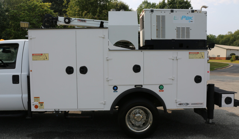 2016 Ford F550 Service Truck, 4×4, Diesel, 127k Miles, IMT 7500-22 Crane, EnPak, 11′ IMT Dominator Bed, 1 Owner full