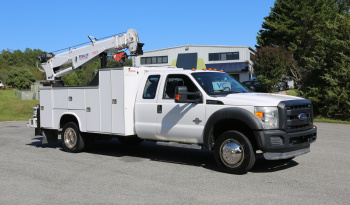 2016 Ford F550 Mechanics Truck, Extended Cab, Diesel, 104k Miles, Stellar 7621 Crane, 1 Owner Service Truck full