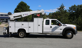 2016 Ford F550 Mechanics Truck, Extended Cab, Diesel, 104k Miles, Stellar 7621 Crane, 1 Owner Service Truck full