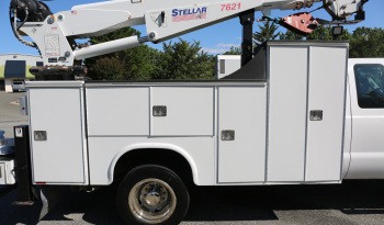 2016 Ford F550 Mechanics Truck, Extended Cab, Diesel, 104k Miles, Stellar 7621 Crane, 1 Owner Service Truck full