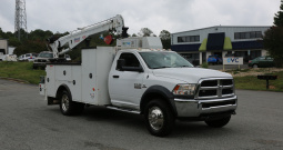 2018 Ram 5500, 4×4, 102k Miles, EnPak, Cummins Diesel, Stellar 7630 Crane, 11′ Adkins Service Body, Waste Oil Tank, Drawers