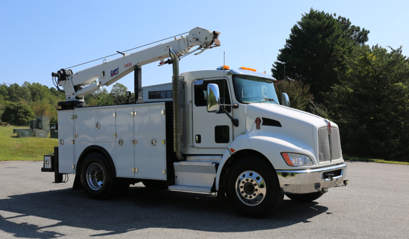 2017 Kenworth T370, PX9, Allison Auto, 172k Miles, 11′ Stellar TMAX Service Body, 12630 Crane, Compressor, Drawers, 1 Owner full