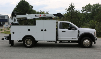 2024 Ford F600, 6.7 Diesel, 4WD, 4500 Miles, 1 Owner, IMT Dominator Bed, 7500# Crane, Hydraulic Compressor, Drawers full