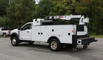 2024 Ford F600, 6.7 Diesel, 4WD, 4500 Miles, 1 Owner, IMT Dominator Bed, 7500# Crane, Hydraulic Compressor, Drawers full