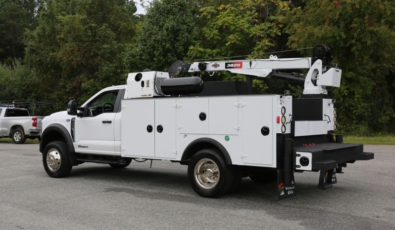 2024 Ford F600, 6.7 Diesel, 4WD, 4500 Miles, 1 Owner, IMT Dominator Bed, 7500# Crane, Hydraulic Compressor, Drawers full