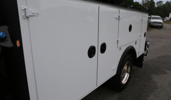 2024 Ford F600, 6.7 Diesel, 4WD, 4500 Miles, 1 Owner, IMT Dominator Bed, 7500# Crane, Hydraulic Compressor, Drawers full