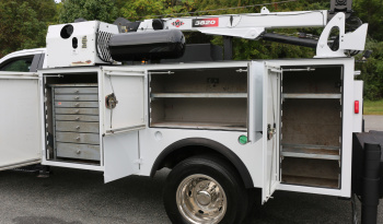 2024 Ford F600, 6.7 Diesel, 4WD, 4500 Miles, 1 Owner, IMT Dominator Bed, 7500# Crane, Hydraulic Compressor, Drawers full