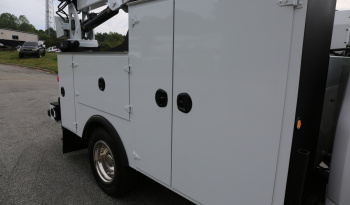 2024 Ford F600, 6.7 Diesel, 4WD, 4500 Miles, 1 Owner, IMT Dominator Bed, 7500# Crane, Hydraulic Compressor, Drawers full
