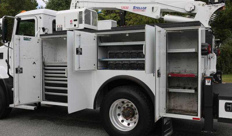 2023 Mack MD6 Service Truck, 111k Miles, Cummins Diesel, Allison Auto, Under CDL, Stellar 12630 Crane, 6800 Hours full