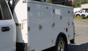 2021 Ford F600 Service Truck, 39k Miles, 4WD, 7.3 V8, Stellar Aluminum Service Body, Welder, Waste Tank, 7621 Crane full