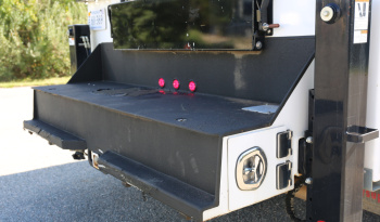 2021 Ford F600 Service Truck, 39k Miles, 4WD, 7.3 V8, Stellar Aluminum Service Body, Welder, Waste Tank, 7621 Crane full