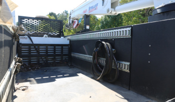 2021 Ford F600 Service Truck, 39k Miles, 4WD, 7.3 V8, Stellar Aluminum Service Body, Welder, Waste Tank, 7621 Crane full