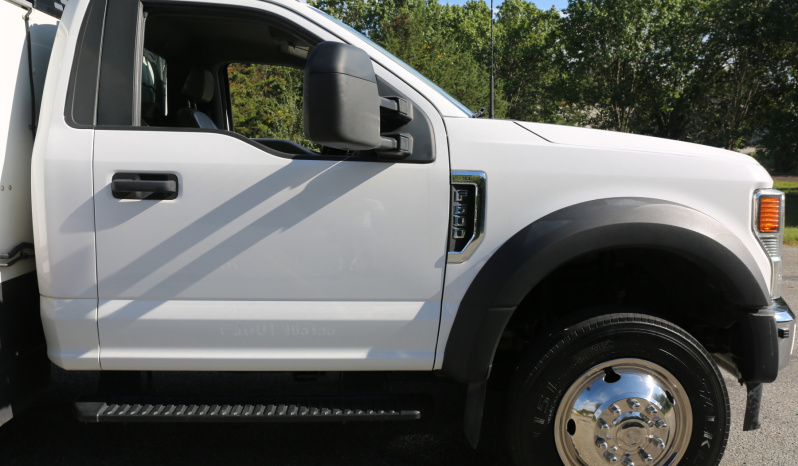 2021 Ford F600 Service Truck, 39k Miles, 4WD, 7.3 V8, Stellar Aluminum Service Body, Welder, Waste Tank, 7621 Crane full