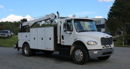 2016 Freightliner M2 Mechanics Truck, 8.9 Cummins ISL, 16′ Summit Service Body, 12629 Crane, Drawers, Compressor, 200k Miles, 10k Hours
