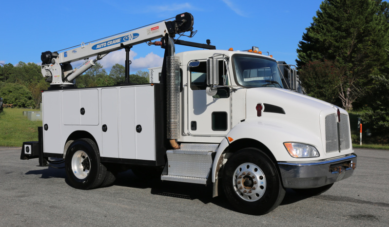 2016 Kenworth T270 Mechanics Truck, Under CDL, Air Ride Rear, PX7 Diesel, Allison Auto, 286k Miles, 10k Crane full