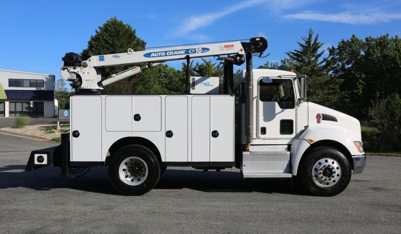 2016 Kenworth T270 Mechanics Truck, Under CDL, Air Ride Rear, PX7 Diesel, Allison Auto, 286k Miles, 10k Crane full