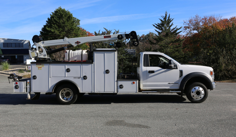 2020 Ford F550 IMT Mechanics Truck, 170k Miles, Diesel, Drawers, Lube Skid, Compressor, Weld Deck, 7500-22 Crane full