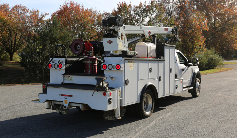 2020 Ford F550 IMT Mechanics Truck, 170k Miles, Diesel, Drawers, Lube Skid, Compressor, Weld Deck, 7500-22 Crane full