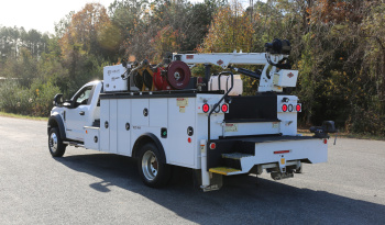 2020 Ford F550 IMT Mechanics Truck, 170k Miles, Diesel, Drawers, Lube Skid, Compressor, Weld Deck, 7500-22 Crane full