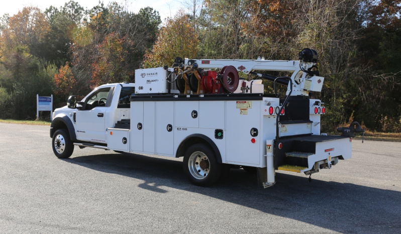 2020 Ford F550 IMT Mechanics Truck, 170k Miles, Diesel, Drawers, Lube Skid, Compressor, Weld Deck, 7500-22 Crane full