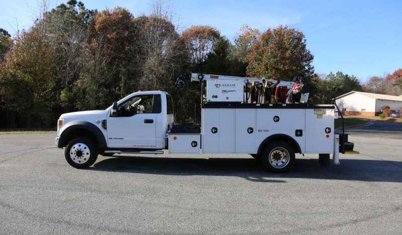 2020 Ford F550 IMT Mechanics Truck, 170k Miles, Diesel, Drawers, Lube Skid, Compressor, Weld Deck, 7500-22 Crane full