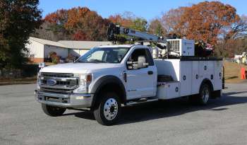 2020 Ford F550 IMT Mechanics Truck, 170k Miles, Diesel, Drawers, Lube Skid, Compressor, Weld Deck, 7500-22 Crane full