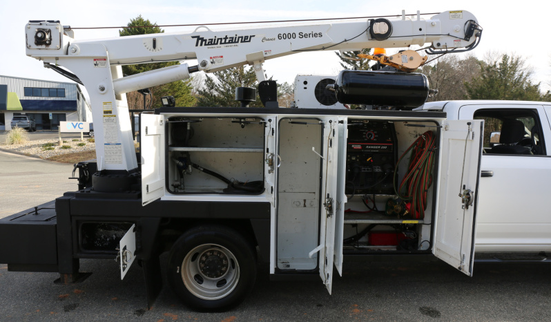 2024 Ram 5500 Service Truck, 4WD, Cummins Diesel, Crew Cab, Maintainer Mechanics Body, 84k Miles, Lincoln Welder full