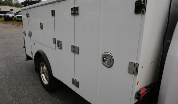 2021 Ford F600 Service Truck, 80k Miles, 4WD, 7.3 Gas, Stellar 11′ Aluminum Mechanics Body, Lube Skid, 7621 Crane, Welder, Drawers full