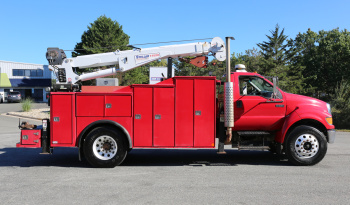 2008 Ford F750, 14′ Stellar Service Body, 14528 Stellar Crane, Cat C7, 206k Miles full