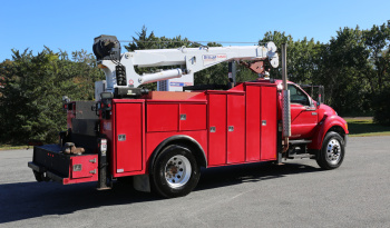2008 Ford F750, 14′ Stellar Service Body, 14528 Stellar Crane, Cat C7, 206k Miles full